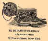 1887 1905 Miles Bartholomew 1st commercial shorthand typewriter cover.jpg (8139 bytes)